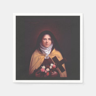 Saint Therese of Lisieux Napkins