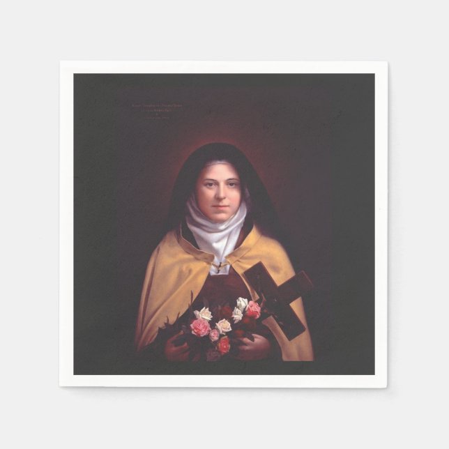 Saint Therese of Lisieux Napkins (Front)