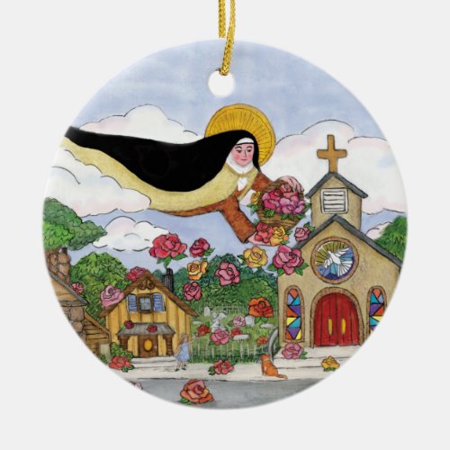 Saint Therese of Lisieux Ornament