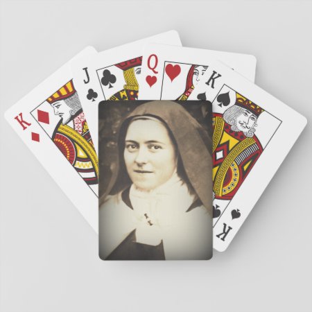 Saint Therese Of Lisieux Playing Cards