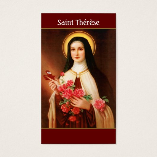 Saint Thérèse of Lisieux Prayer Cards (Front)