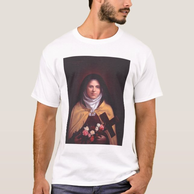 Saint Therese of Lisieux T-Shirt (Front)