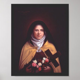 Saint Therese of Lisieux the Little Flower Poster