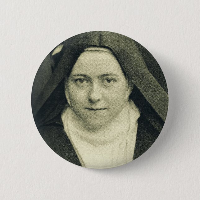 Saint Therese of the Child Jesus and the Holy Face Button (Front)