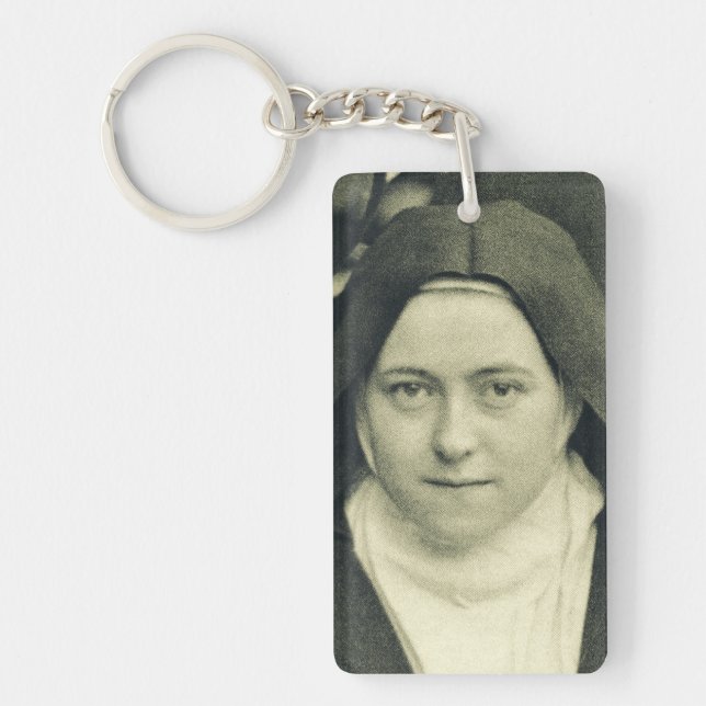 Saint Therese of the Child Jesus and the Holy Face Keychain (Front)