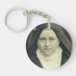 Saint Therese of the Child Jesus and the Holy Face Keychain