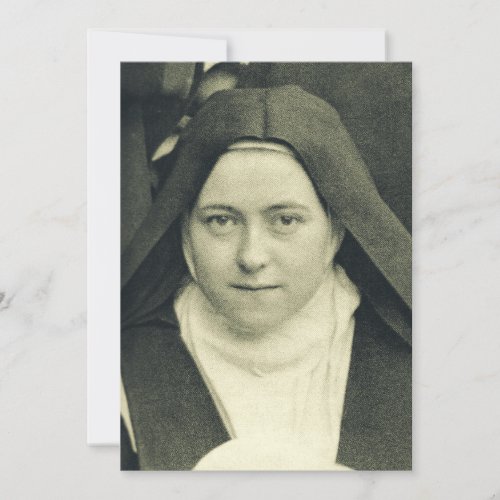 Saint Therese of the Child Jesus and the Holy Face Thank You Card