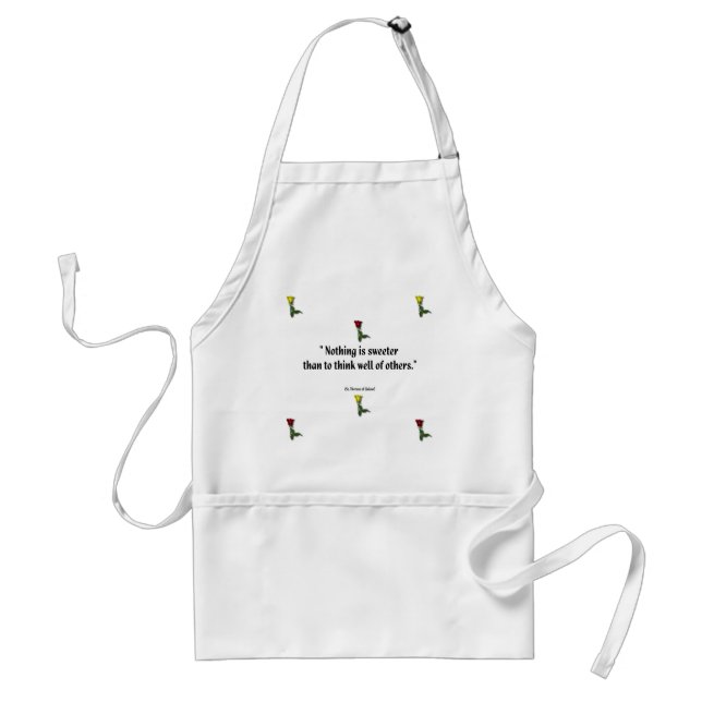 Saint Therese Quote 1 Adult Apron (Front)