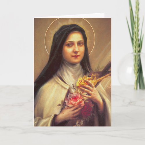 Saint Therese Spiritual Bouquet Prayer Card