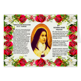 Saint Therese The Little Flower Of Jesus Cards