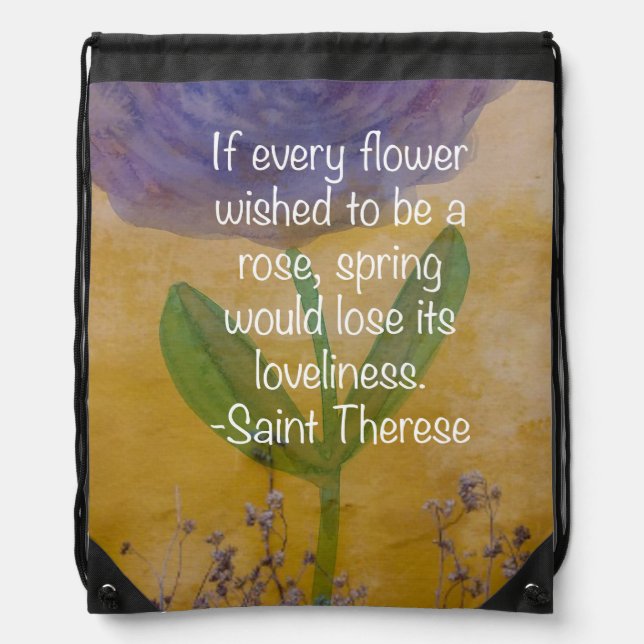 Saint Therese Tote Bag (Front)