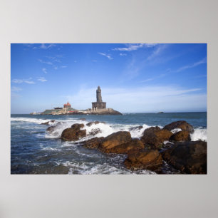 Saint Thiruvalluvar Statue   Tamil Nadu, India Poster