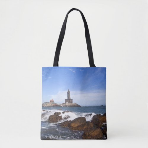 Saint Thiruvalluvar Statue  Tamil Nadu India Tote Bag