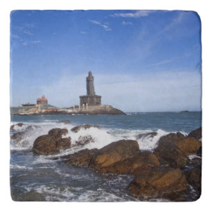Saint Thiruvalluvar Statue   Tamil Nadu, India Trivet
