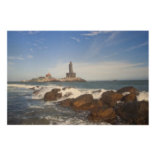 Saint Thiruvalluvar Statue Tamil Nadu, India Wood Wall Decor