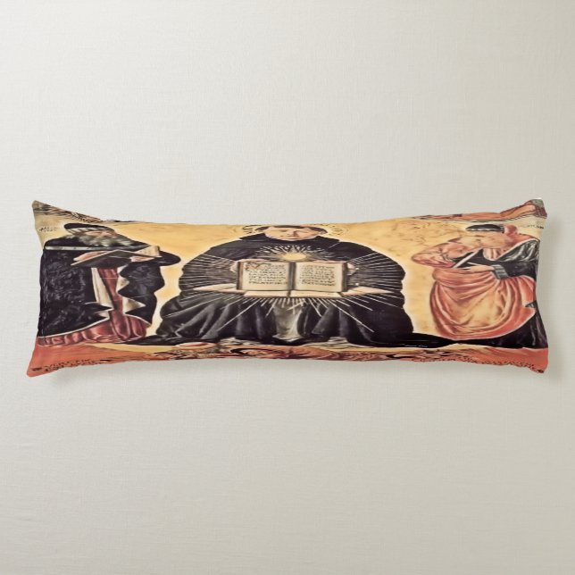 Saint Thomas Aquinas Body Pillow (Front)