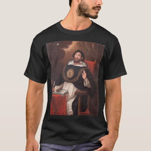 Saint Thomas Aquinas By Luis Munoz Lafuente T_Shirt