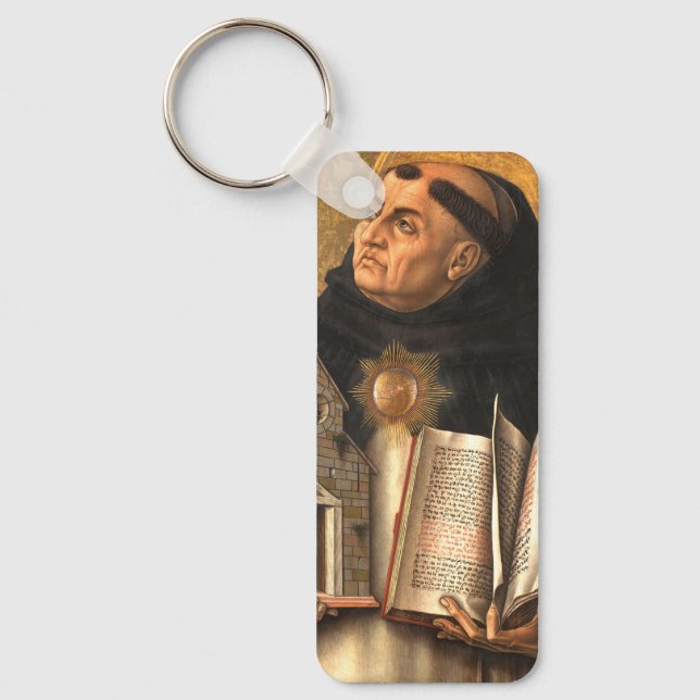 Saint Thomas Aquinas Keychain (Front)