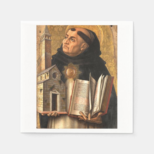 Saint Thomas Aquinas Napkins (Front)