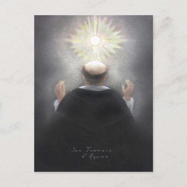 Saint Thomas Aquinas Postcard (Front)