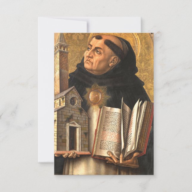 Saint Thomas Aquinas Thank You Card (Front)