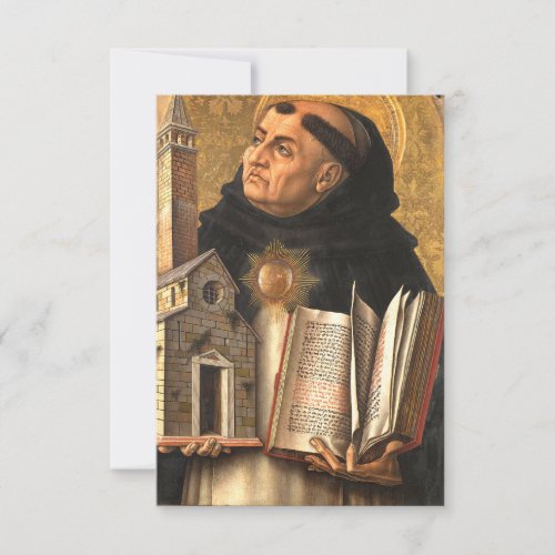 Saint Thomas Aquinas Thank You Card