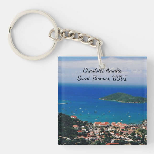 Saint Thomas Island Key Chain (Front)