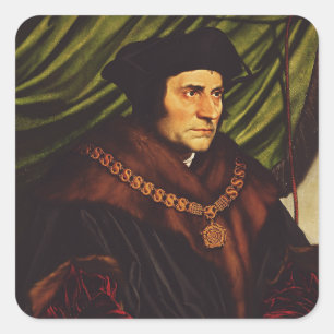 Saint Thomas More Square Sticker