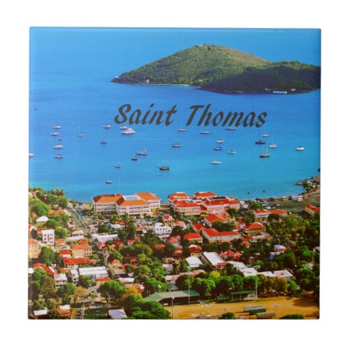 Saint Thomas USVI Ceramic Tile