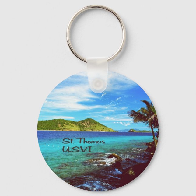 Saint Thomas U.S.V.I. Keychain (Front)