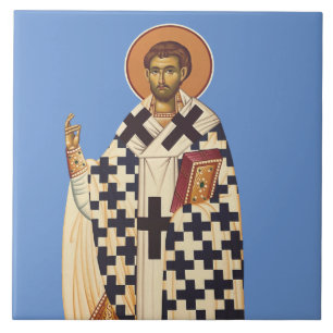 Saint Timothy of Ephesus Traditional Orthodox Art Ceramic Tile