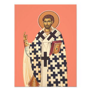 Saint Timothy of Ephesus Traditional Orthodox Art Photo Print