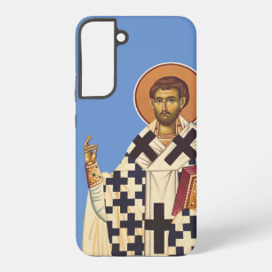 Saint Timothy of Ephesus Traditional Orthodox Art Samsung Galaxy S22+ Case