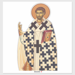 Saint Timothy of Ephesus Traditional Orthodox Art Sticker