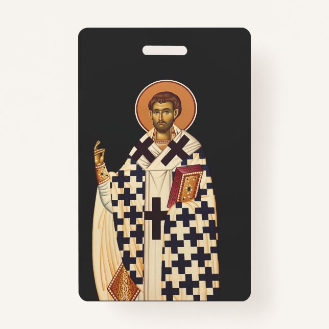 Saint Timothy the first Christian bishop of Ephes  Badge (Front)