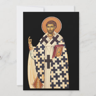 Saint Timothy the first Christian bishop of Ephes Invitation