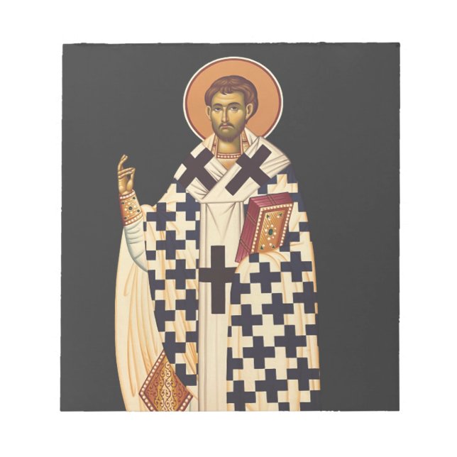 Saint Timothy the first Christian bishop of Ephes  Notepad (Front)