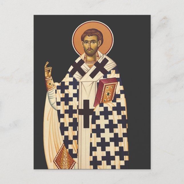 Saint Timothy the first Christian bishop of Ephes  Postcard (Front)