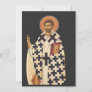 Saint Timothy the first Christian bishop of Ephes  Thank You Card