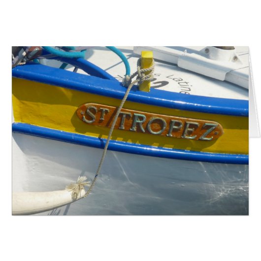 saint tropez boat cards (Front Horizontal)