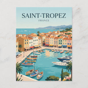 Saint-Tropez France Postcard