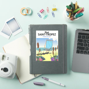 Saint-Tropez France travel poster  Sticker