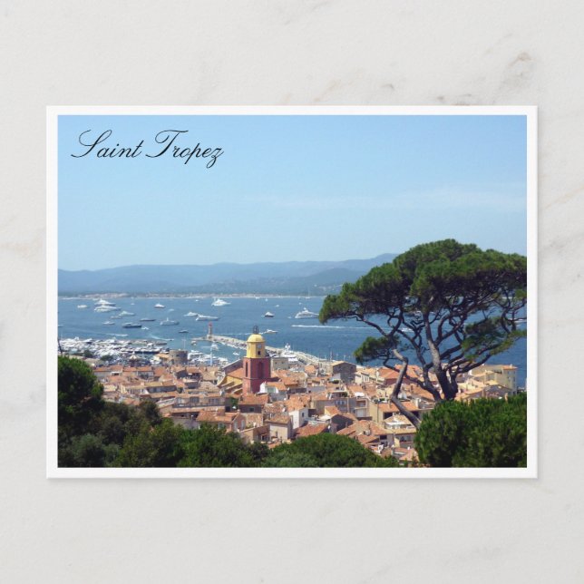 saint tropez views postcard (Front)