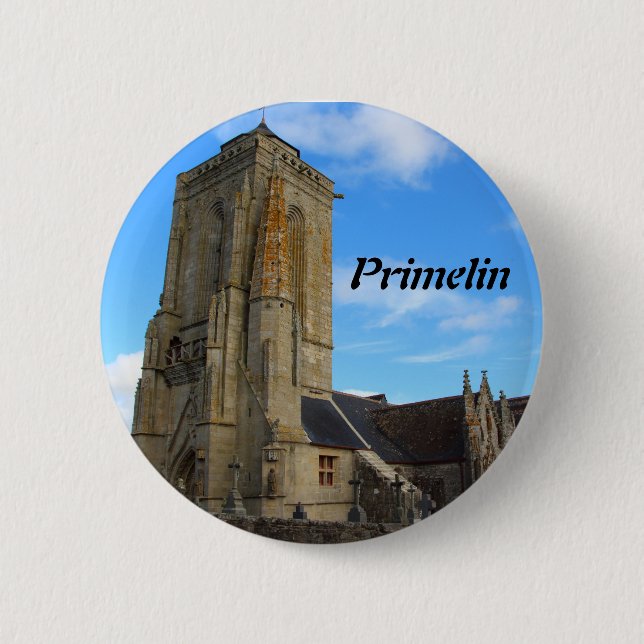 Saint Tugen chapel in Primelin Button (Front)