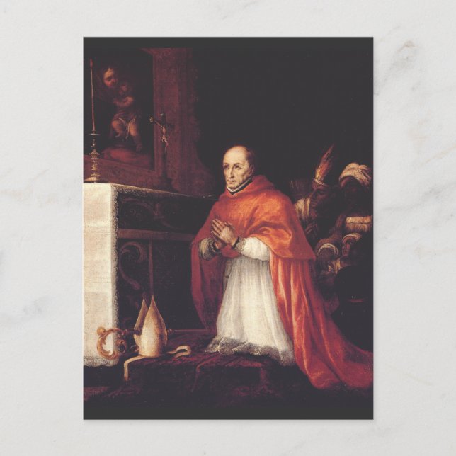 Saint Turibius of Mogrovejo Archbishop of Lima Postcard (Front)