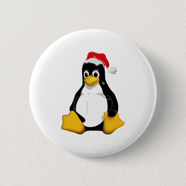 Saint Tux Button (Front)