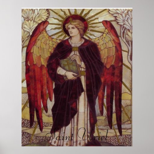 Saint Uriel print | Zazzle