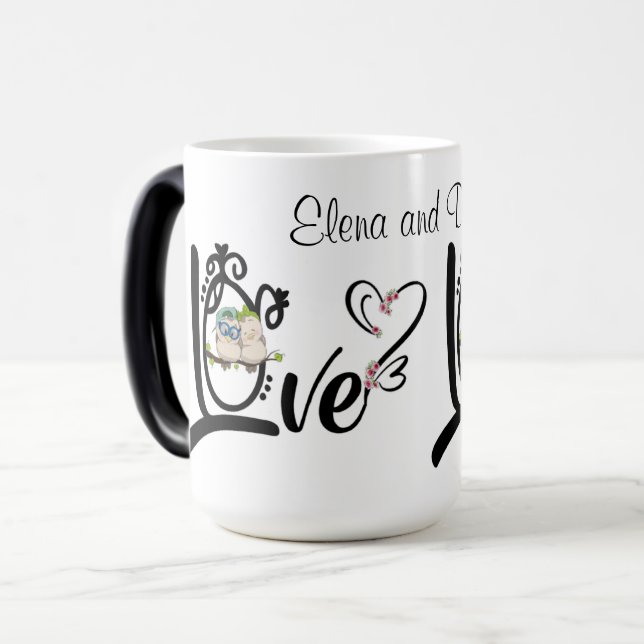 Saint Valentin custom coat Color Morph Mug (Front Left)