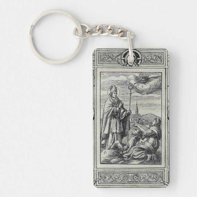 Saint Valentine Bishop of Terni  Keychain (Front)