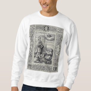 Saint Valentine of Rome Engraving Premium Art Sweatshirt